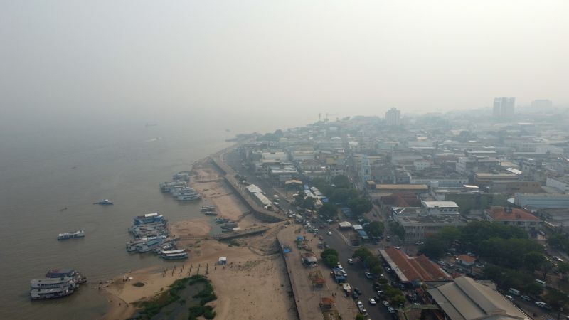 Imagem: Visão aérea de Santarém/ Foto: Augusto Miranda / Ag. Pará