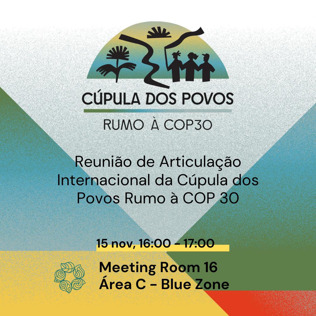 Encontro Internacional da Cúpula dos Povos rumo à COP-30