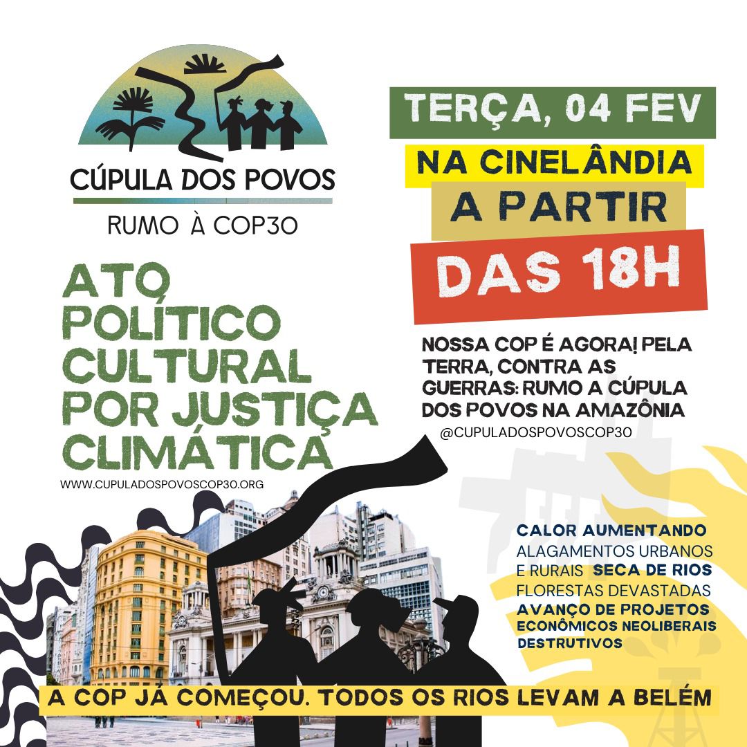 ATO PELA JUSTIÇA CLIMÁTICA: Nossa Luta Não Pode Esperar