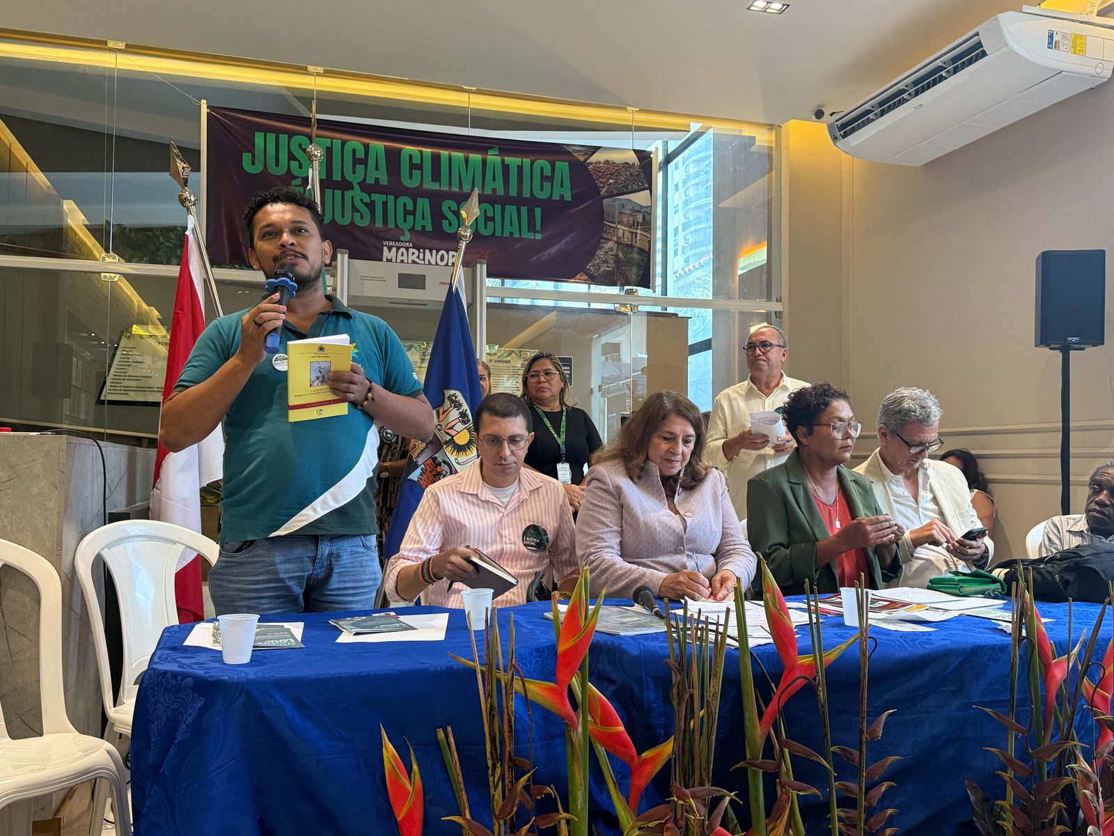 Eduardo Soares durante sessão na Câmara Municipal de Belém