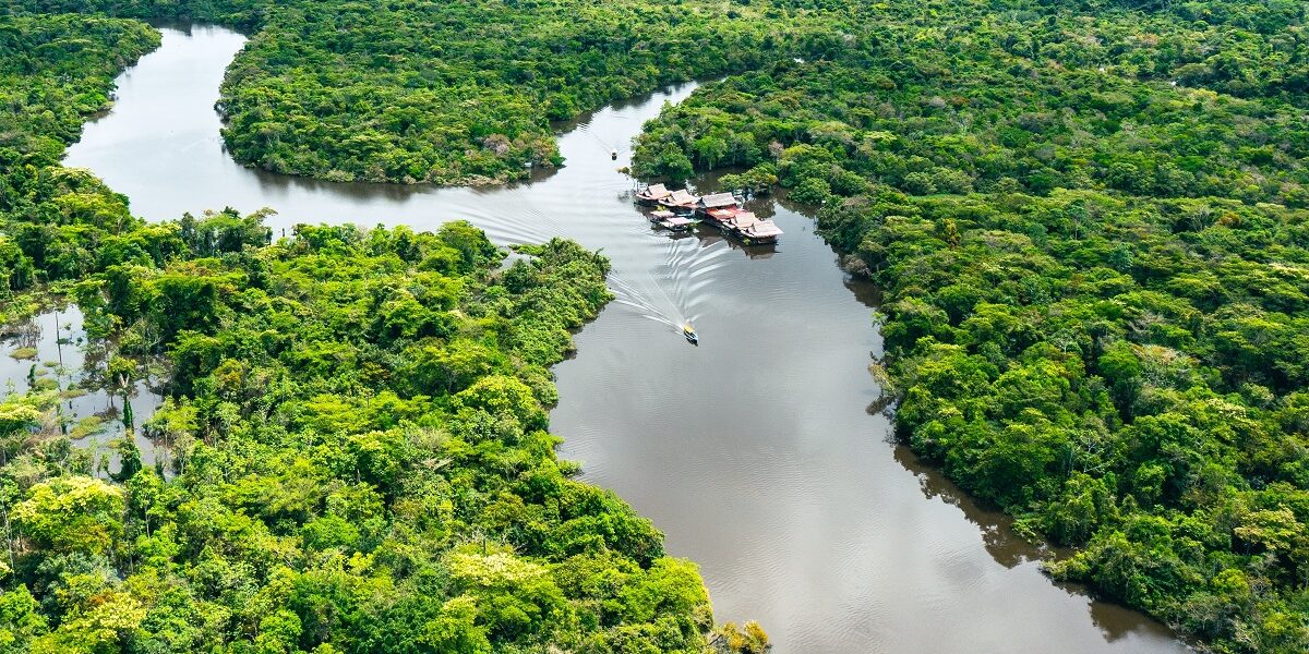 Aerial,View,Of,Amazon,Rainforest,In,Peru,,South,America.,Green