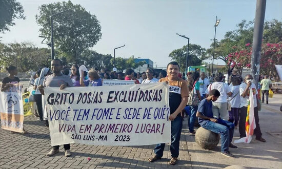 Grito dos Excluídos e das Excluídas realizado na arquidiocese de São Luís em 2023.