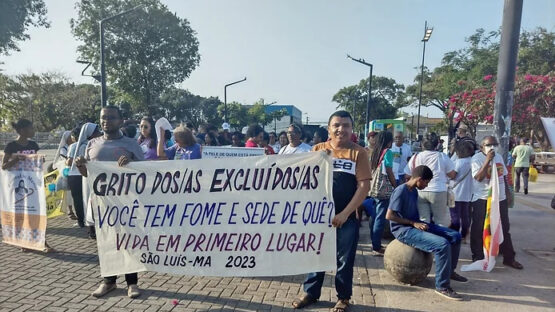 Grito dos Excluídos e das Excluídas realizado na arquidiocese de São Luís em 2023.