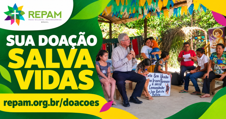 Doação REPAM com comunidade amazônica Doação REPAM com comunidade amazônica
